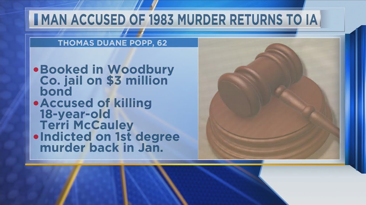 Man Accused of 1983 Murder Brought Back to Iowa - YouTube