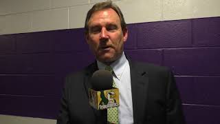 Tribe Men's Basketball Head Coach Tony Shaver Post Game at High Point