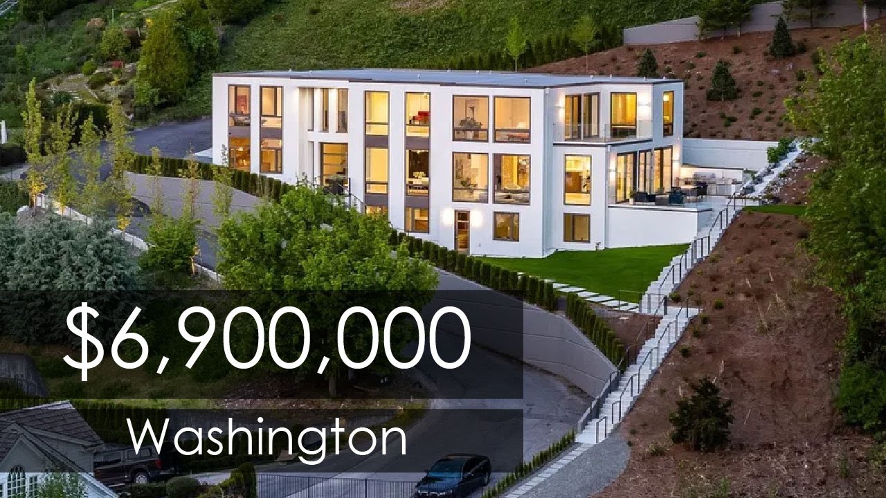 Inside 6.9 Million Modern Luxury Home in Medina, WA YouTube
