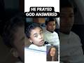 He prayed God Answered #God #Jesus #prayerswork