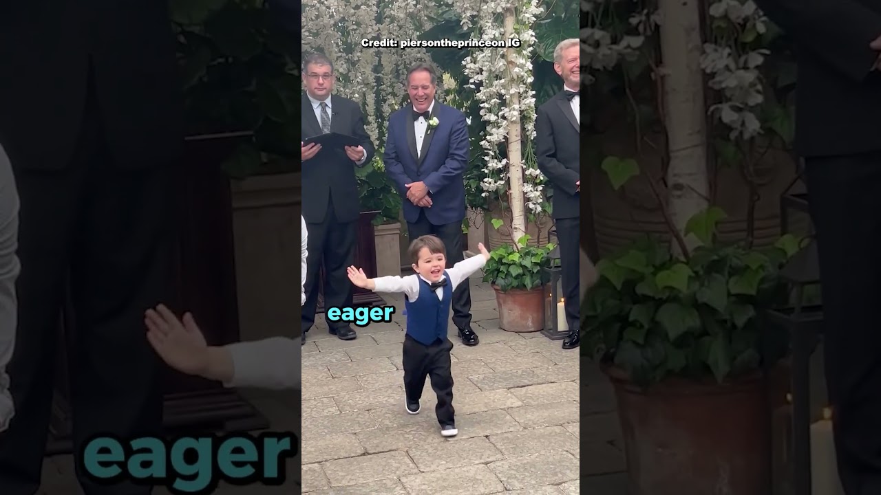 He couldn't contain his excitement 🥺❤️