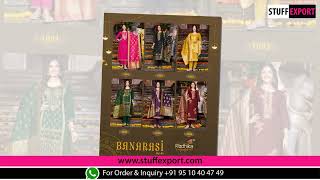 Radhika Lifestyle Banarasi Vol-1 Festive Exclusive Silk Readymade Salwar Suit Catalog screenshot 3