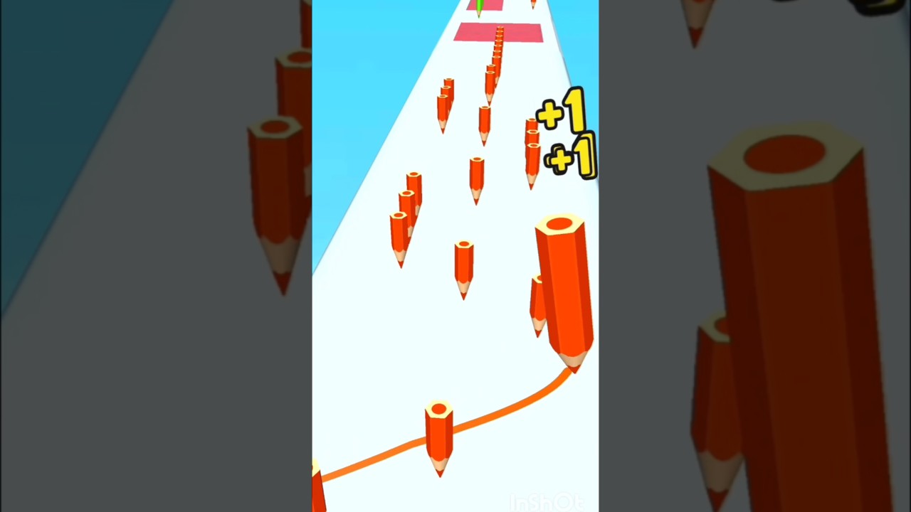 10/10 colour pencil run latest android mini games shorts 