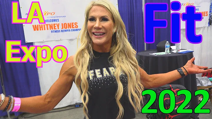 Whitney Jones at The 2022 LA Fit Expo