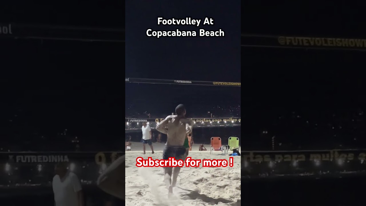 Footvolley at Copacabana Beach