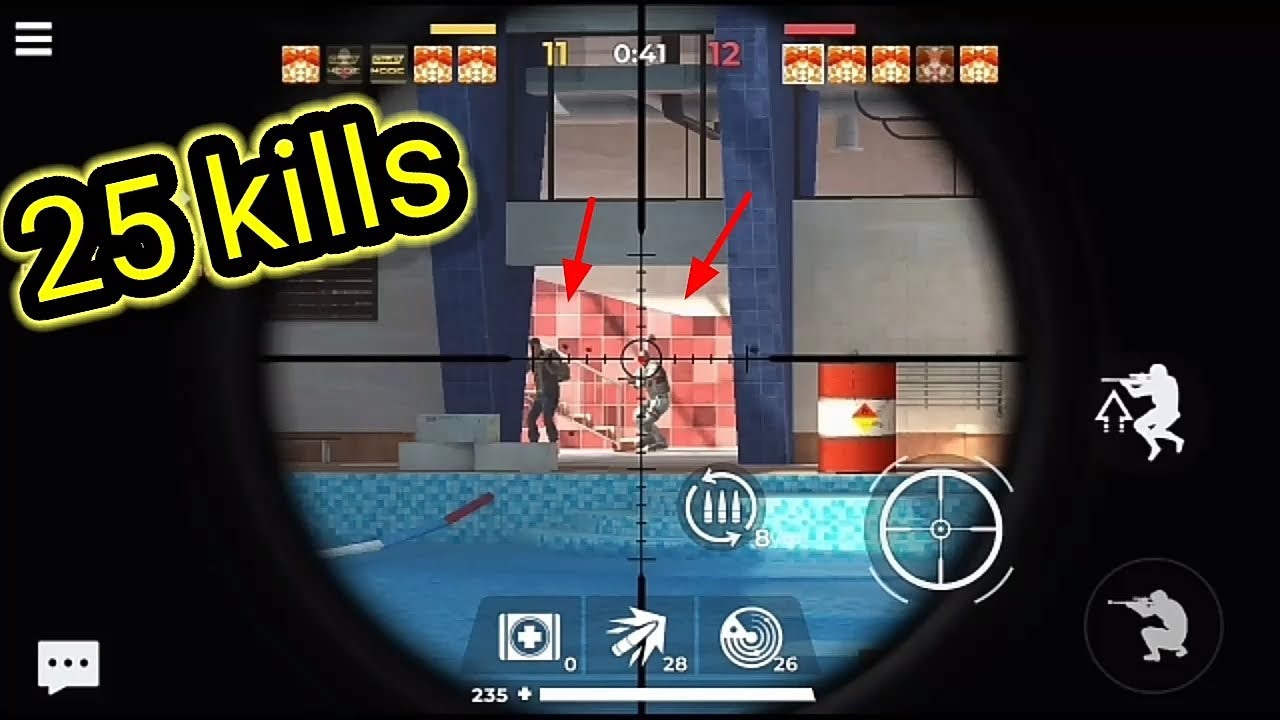 AWP Mode :  Elite online 3D Sniper Action game play # 1