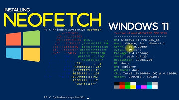 How to Install Neofetch on Windows 11 | Install Neofetch using Windows PowerShell for Windows 11