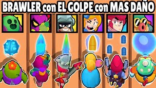 CUAL BRAWLER TIENE EL GOLPE con MAS DAÑO? | NUEVO BRAWLER | DRACO y LILY | BRAWL STARS