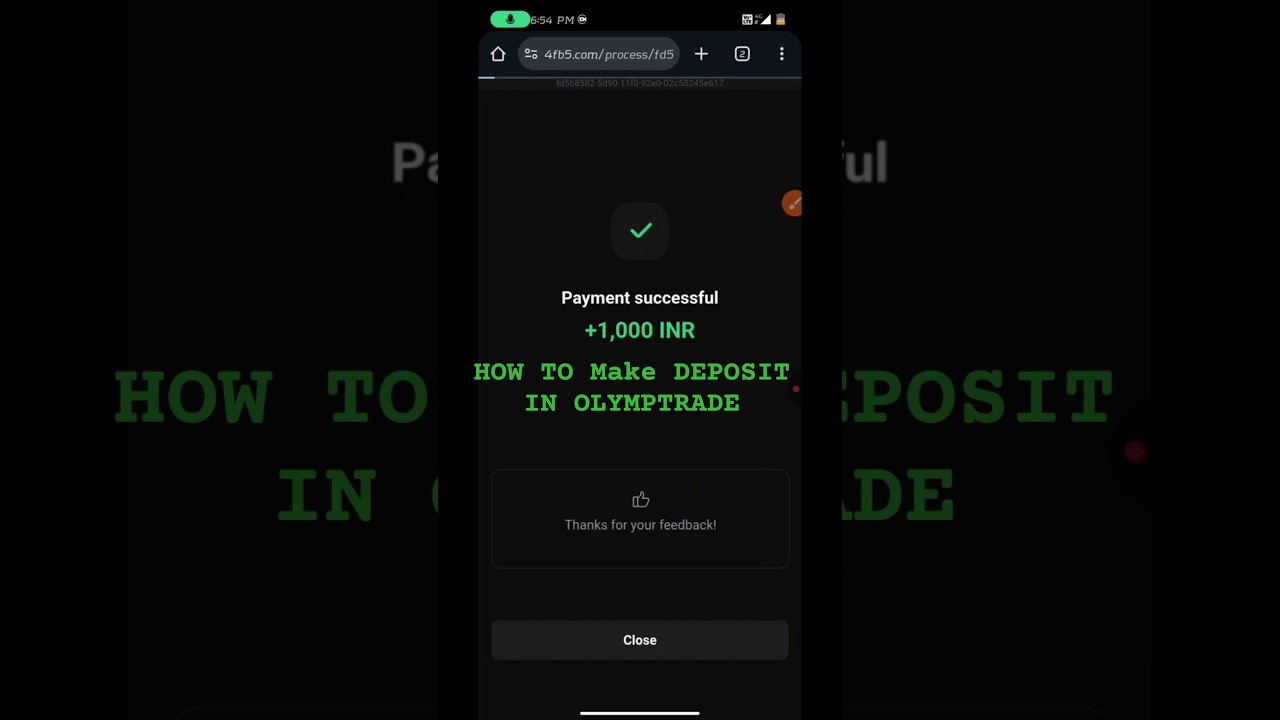 How to Deposit ₹1000 in Olymp Trade | Step-by-Step Guide in
