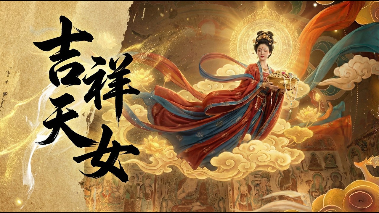 【吉祥天女】天女散花聚寶臺，一曲祈願所求皆得圓滿｜敦煌天女 × 絲路融合 × 磅礴梵音 - YouTube