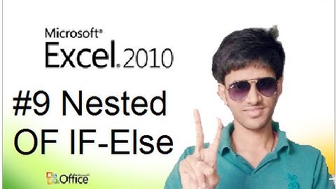 #9 Nested Of IF else in MS Excel (hindi/Urdu) Shubham Jangid