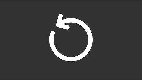 Animated restart white line ui icon