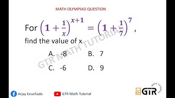 Math Olympiad Question | Solving Exponential Equation