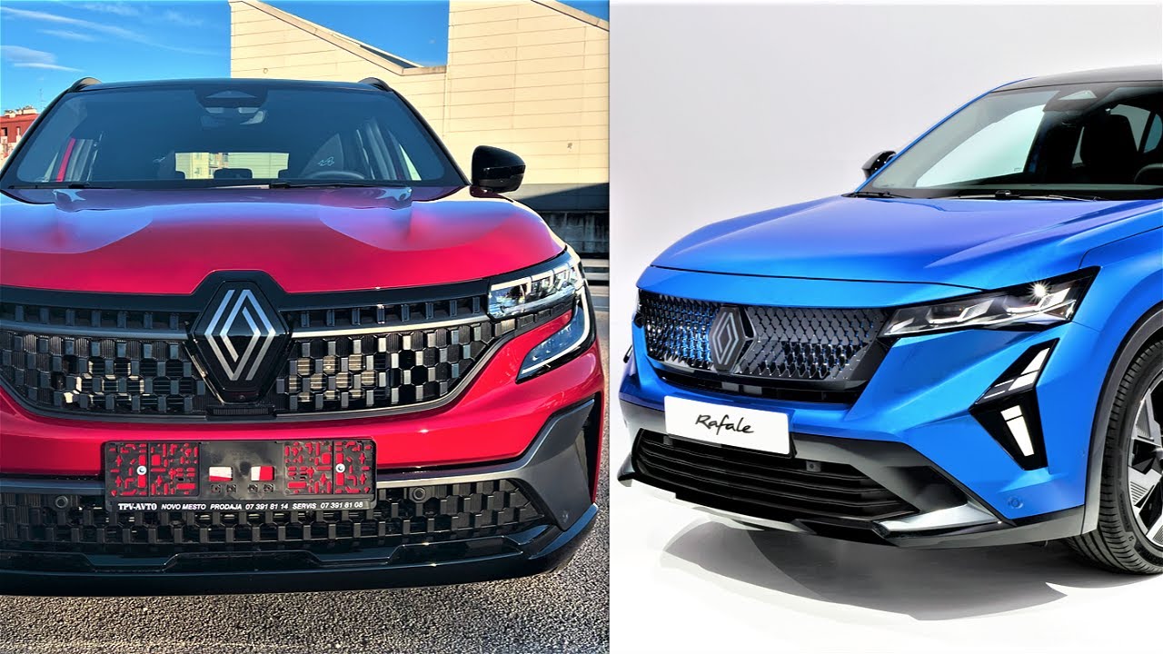 Austral Rafale New Renault RAFALE 2024 vs New Renault Austral 2023 - Exterior and ...