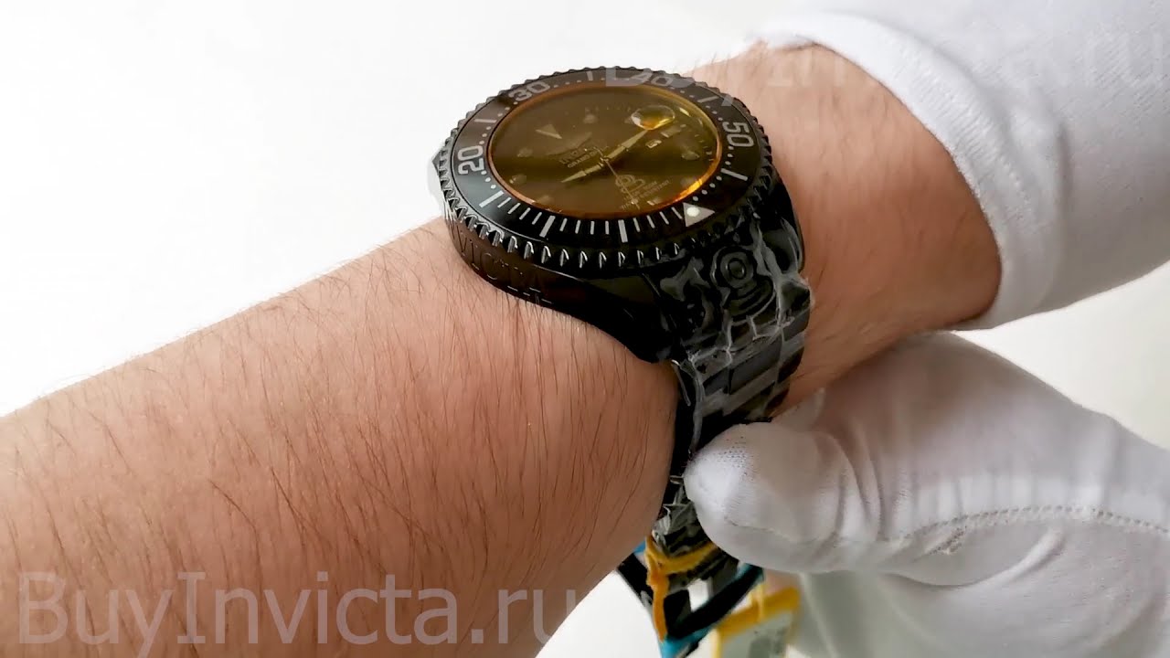 Invicta Grand Diver Radar 33422 Automatic Men's Black Watch | Механические Часы Инвикта Гранд Дайвер