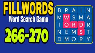 FILLWORDS Word Search Games level 266 267 268 269 270