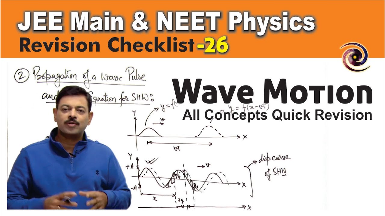 Wave Motion | Revision Checklist 26 for JEE Main & NEET Physics