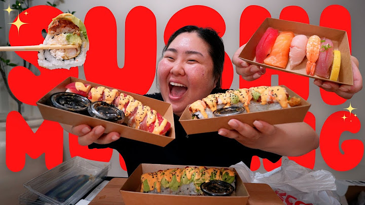 HUGE SUSHI 🍣 MUKBANG WITH BROTHER 👦🏻 먹방 EATING SHOW! | MONDAY MUNCHIES