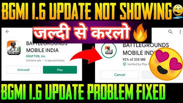 BGMI 1.6.0 Update Not Show on Playstore 😢 | How to Update BGMI 1.6.0 on Playstore | 100% Working😍