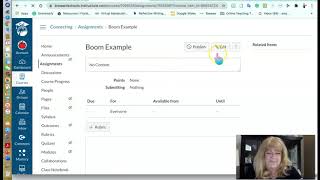 Boom Learning in Canvas