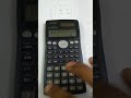 How to find Determinant by using fx 991 ms Calculator