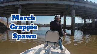 Big March Crappie Fishing - Spawn - SeeLite Deploy Crappie Brakes