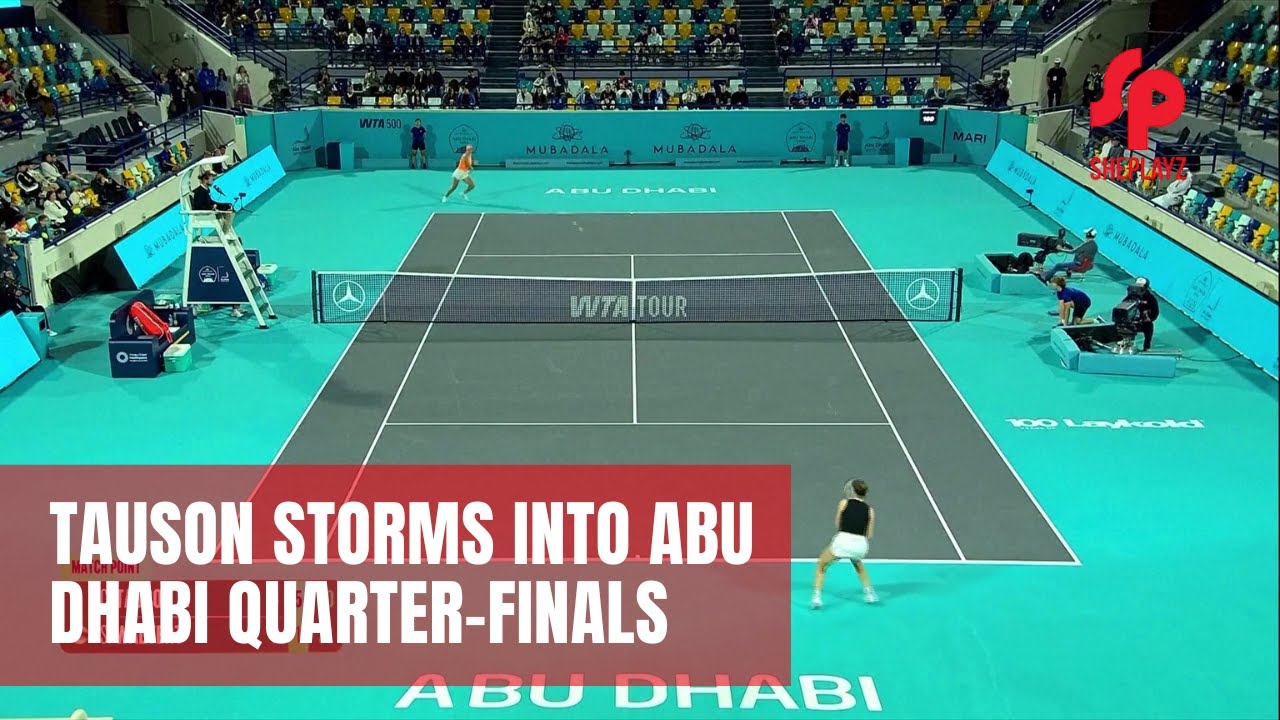 Clara Tauson Dominates Simona Waltert | Abu Dhabi Open 2026 Highlights
