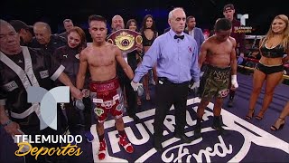 Ricardo Hindú Espinoza retiene título y arrebata invicto a Yeison Vargas | Boxeo Telemundo