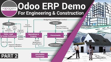 Odoo ERP for Engineering and Construction Companies - Part 2 | Apagen Solutions Pvt Ltd (Odoo Demo )