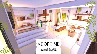 COZY BROWN TINY HOUSE - Adopt Me speed build ROBLOX