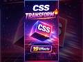 CSS Transform Masterclass | 19 Transform Functions Explained with Live Demos