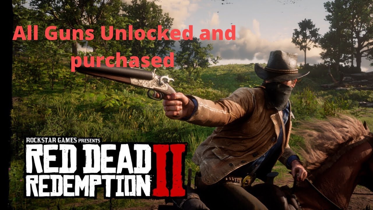 rdr2 guns Red Dead Redemption 2 All the Guns unlocked and Purchased