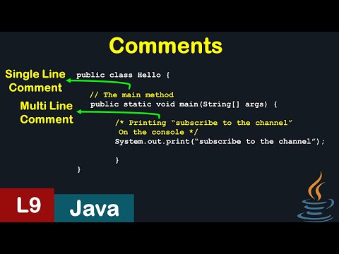 JAVA COMMENTS | COMMENTS IN JAVA | L-9 | JAVA COURSE FOR BEGINNERS 2023