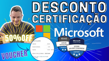 50% de desconto em certificação Microsoft + agradecimento