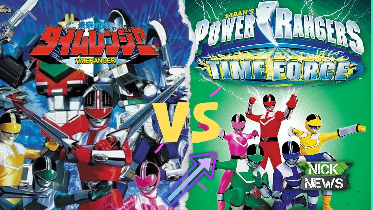 POWER RANGERS TIME FORCE VS TIMERANGER 