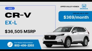 2023 Honda CR-V EX-L (July 2023 Lease Offers)