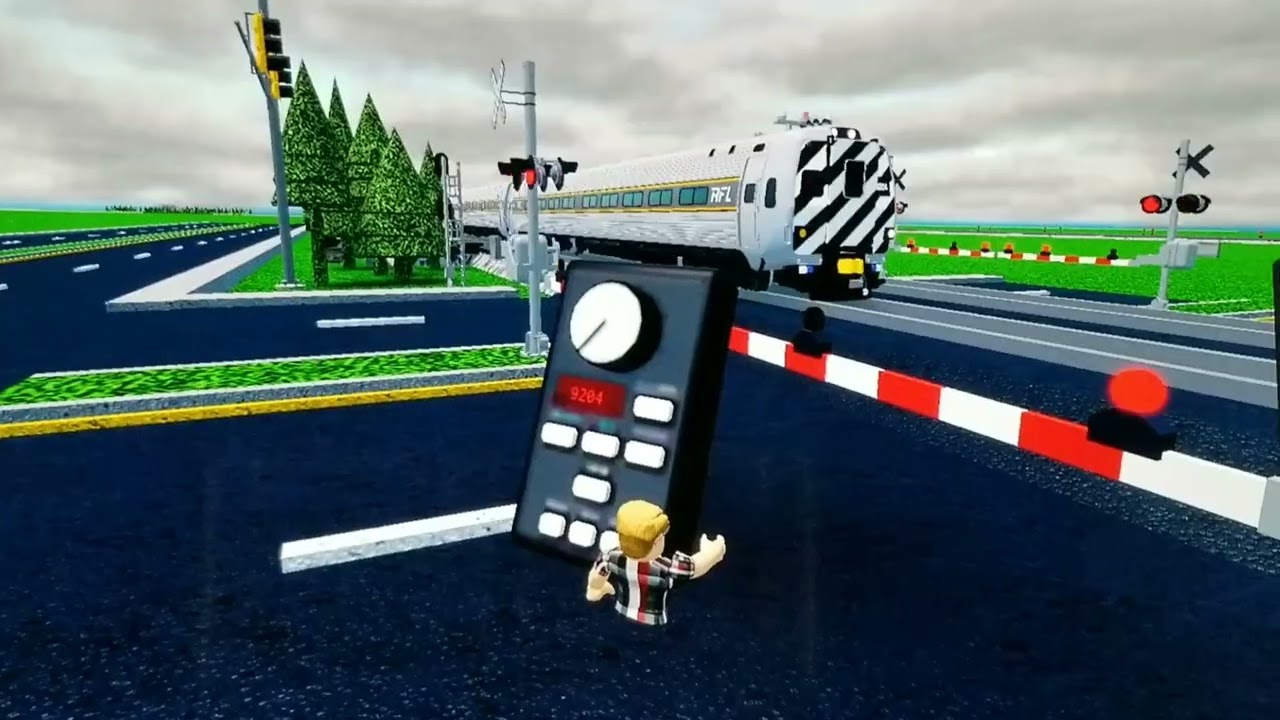 RFL corridor operation and railfanning in RO scale sandbox