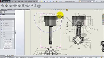 142 SolidWorks Drawing Tutorial Broken out view HD