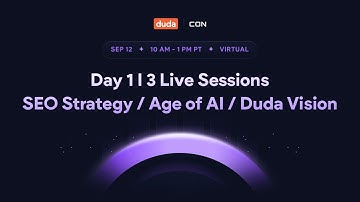 DudaCon 2023 Day 1: AI SEO Evolution, Agency and AI, Building a Web Platform for Agencies