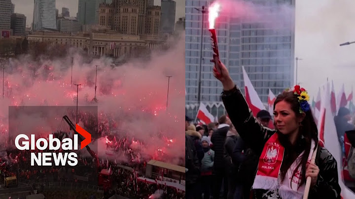 Marsz skrajnie prawicowy z okazji Dnia Niepodległości przyciągnął tysiące ludzi w Polsce
