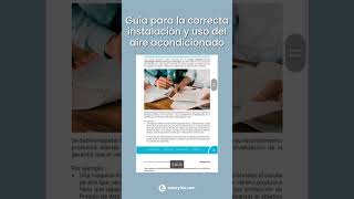Guía para la correcta instalación y uso del #aireacondicionado