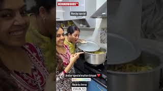 Archu அம்மா செஞ்ச MUTTON BIRIYANI வாசனை ஆளை தூக்குது  Live Cooking Video