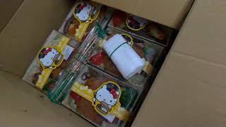 436次Hello Kitty彩繪太魯閣號車上買便當