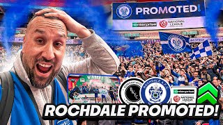 Rochdale WIN National League Promotion Final In Crazy Ending!