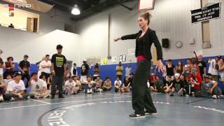 Luz vs Marie Poppins | Step Ya Game Up 2012 Popping | Funk&#39;d Up TV