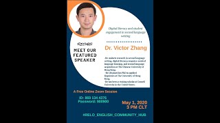 Digital literacy & student engagement in L2 writing Dr Victor Zhang @ RECH