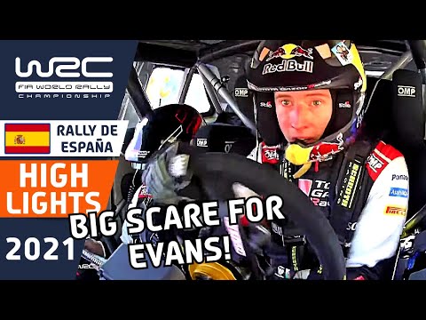 WRC Rally Highlights Day 1 Afternoon : RallyRACC - Rally de España 2021