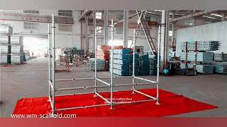 How to Assembly Ringlock Scaffold in Construction-Wellmade,China