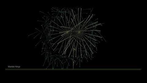 Fireworks in Algodoo