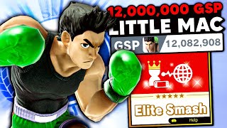 This is what a 12,000,000 GSP Little Mac looks like in Elite Smash